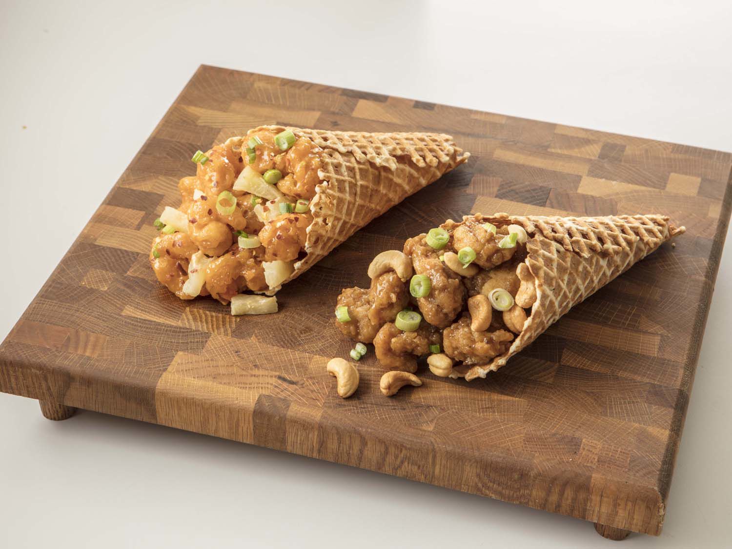Fortune Cookie Waffle Cones